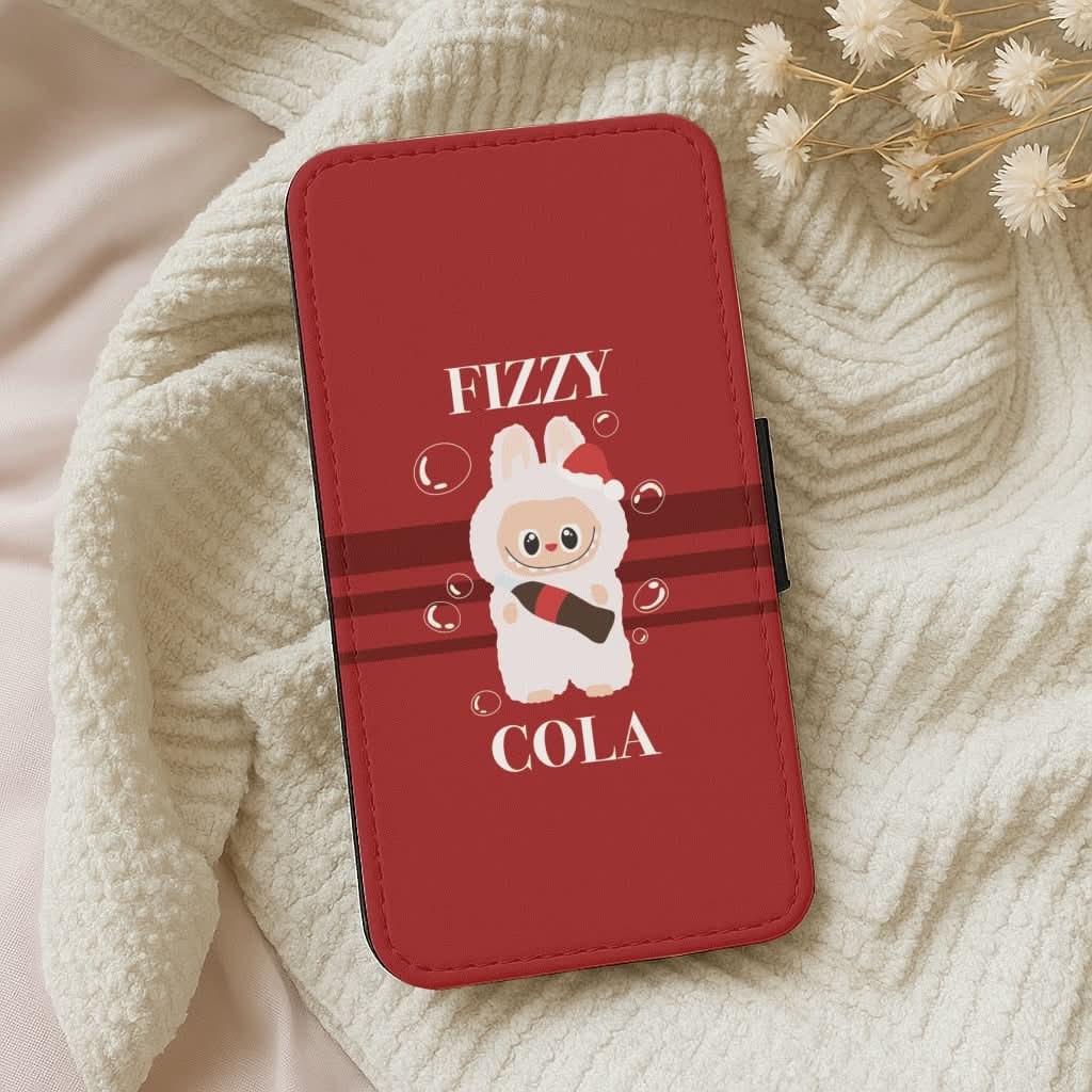 Fizzy Cola Monster Leather Phone Case