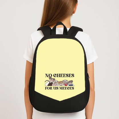 No Cheeses For Us Meeces II School Bag