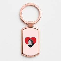 Love Lewis Rose Gold Keyring