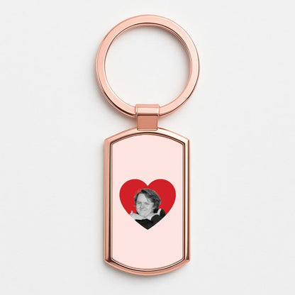 Love Lewis Rose Gold Keyring