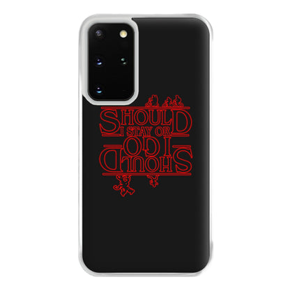 Should I Stay Or Should I Go Upside Down Phone Case