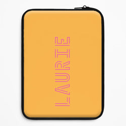 Neon Sign Personalised Name Universal Laptop Sleeve