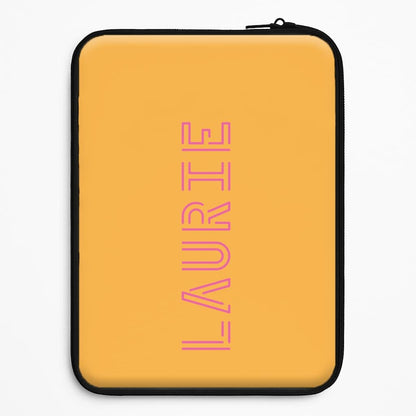 Neon Sign Personalised Name Universal Laptop Sleeve