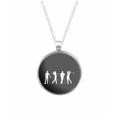 Golf Silhouettes Necklace