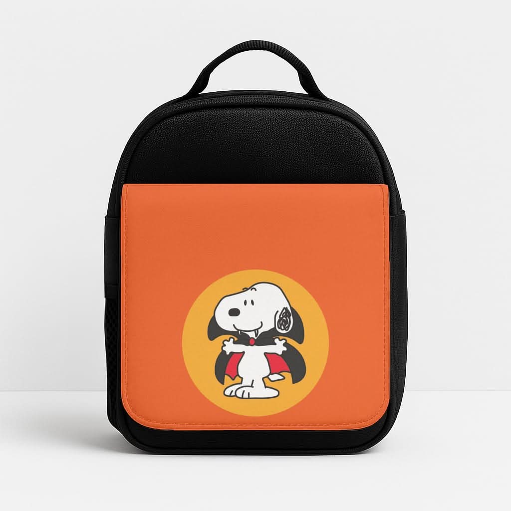 Cartoon Beagle Vampire Insulated Lunch Bag