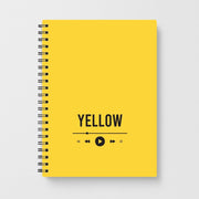 Yellow Music Player Notebook 1
