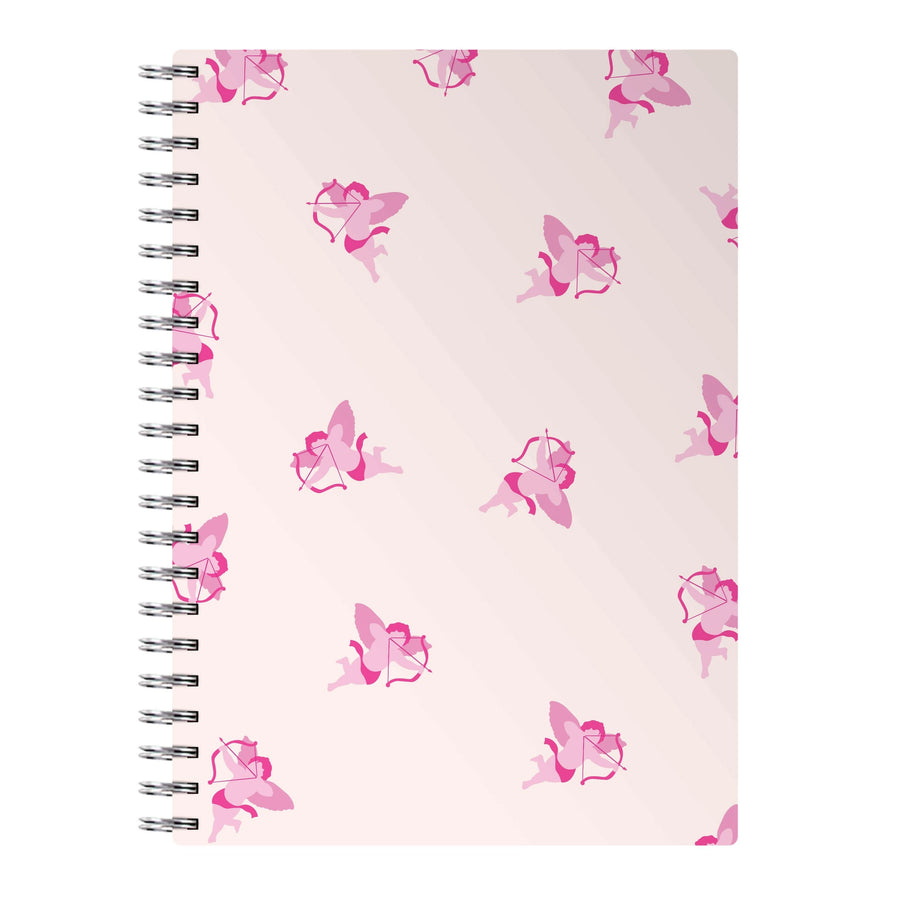 Valentine's Cupid Pattern Notebook