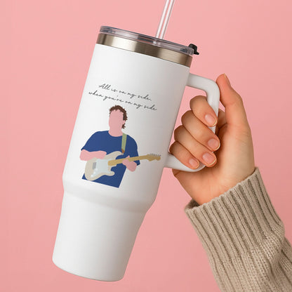 All Is On My Side Pink Tumbler