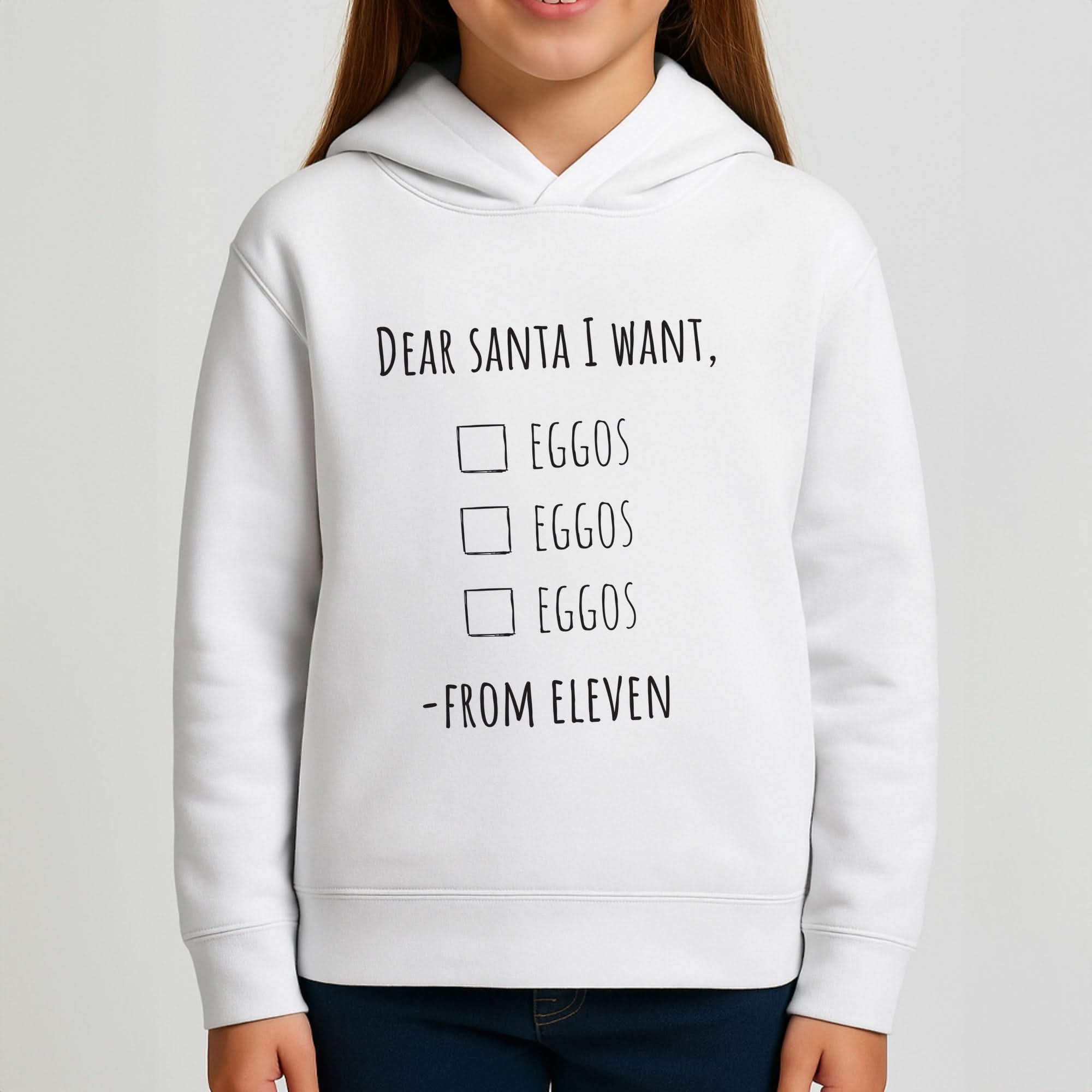 Eleven's Christmas List Girls Hoodie
