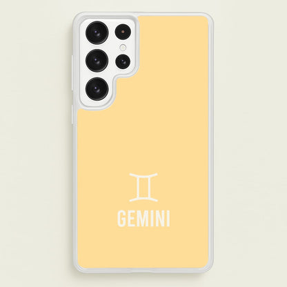 Gemini Pastel Zodiac Galaxy S22 Ultra Case