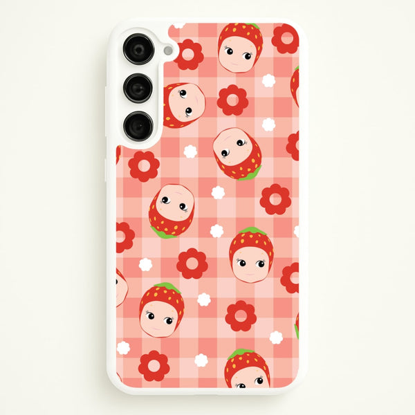 Strawberry Angel Pattern Galaxy S23 Plus Case