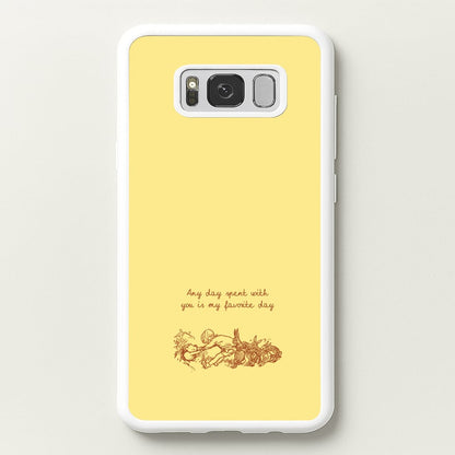 Any Day Spent With You Galaxy S8 Plus Case
