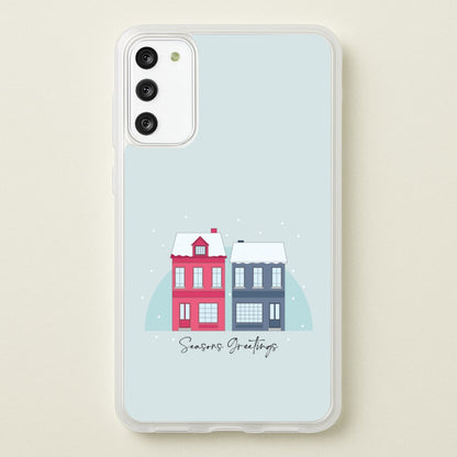 Seasons Greetings Winter Townhouses Galaxy A41 Case