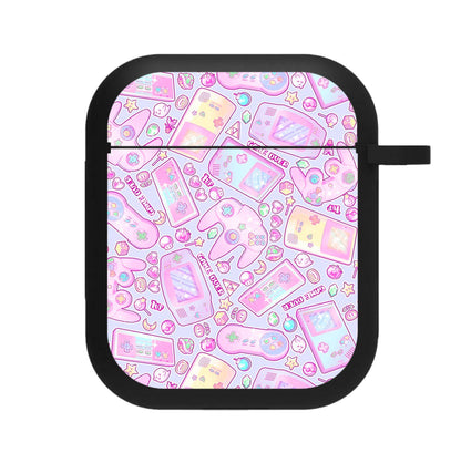 Power Up, Gaming Pattern AirPods Case