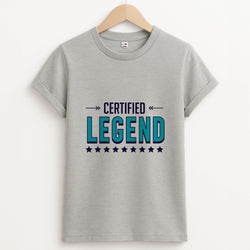 Certified Legend Unisex Grey T-Shirt