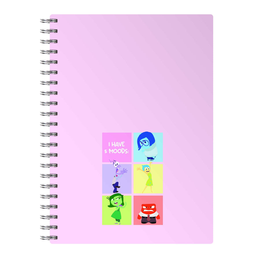 I Have Moods - Inside Out Notebook