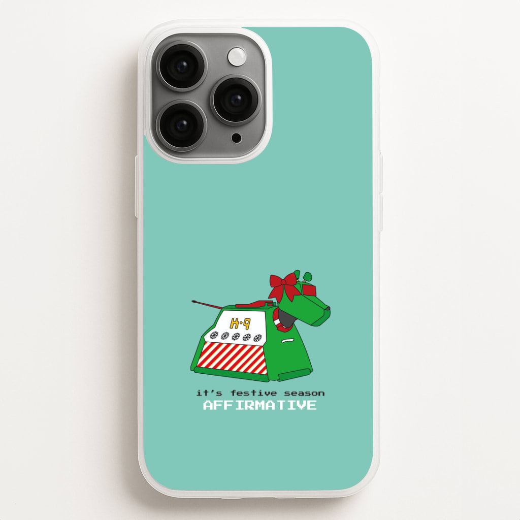 K9 Festive Season - Doctor Who Phone Case for iPhone, Samsung Galaxy and Google Pixel