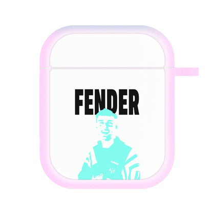 Fender Silhouette Blue AirPods Case