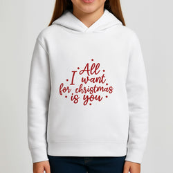 All I Want For Christmas Is You Stars Girls Hoodie