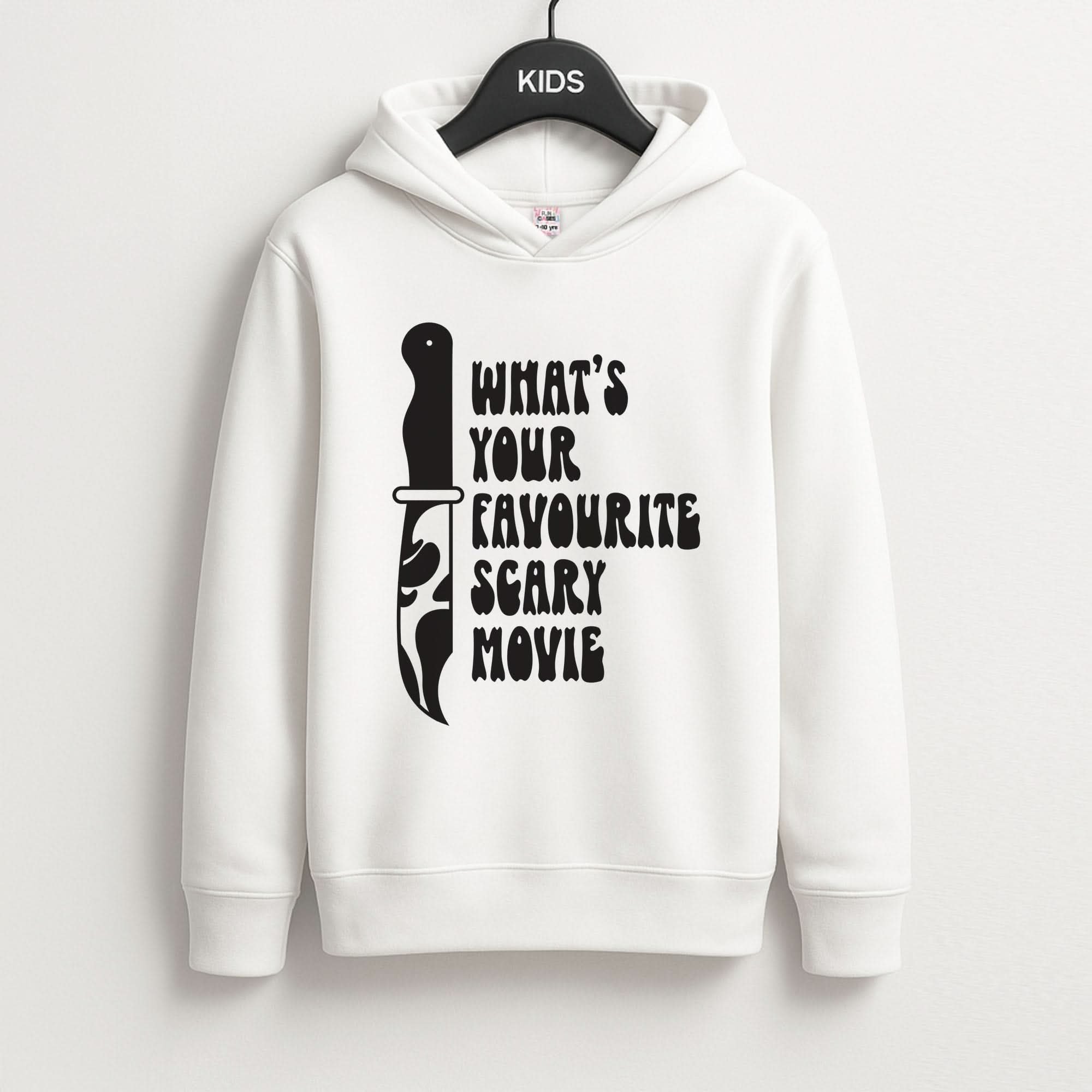What's Your Favourite Scary Movie Trippy Kids Hoodie