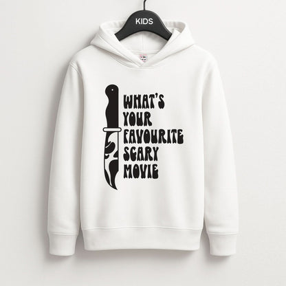 What's Your Favourite Scary Movie Trippy Kids Hoodie