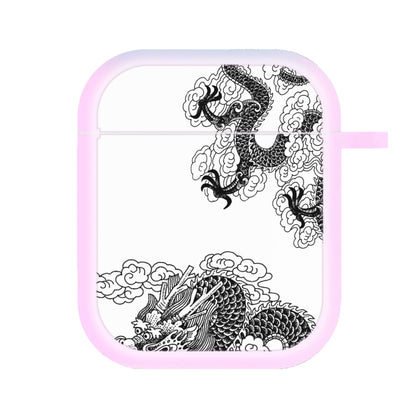 Black Dragon AirPods Case