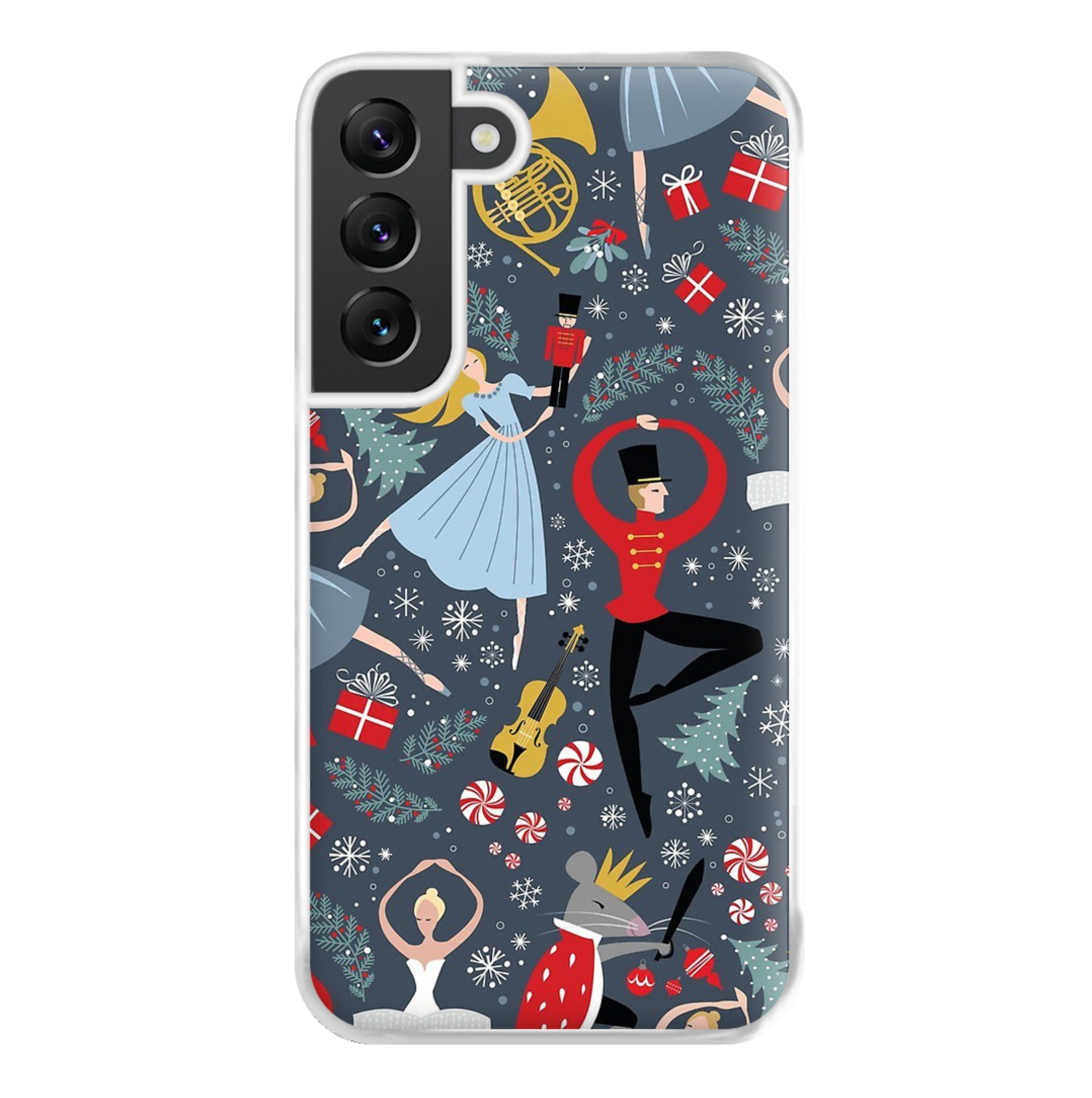 Nutcracker Ballet Pattern - Christmas Phone Case