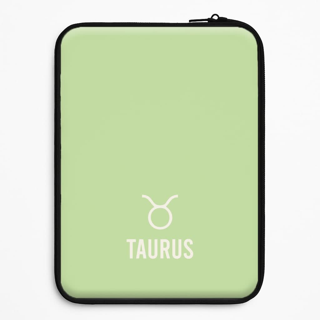 Taurus Pastel Zodiac Laptop Sleeve