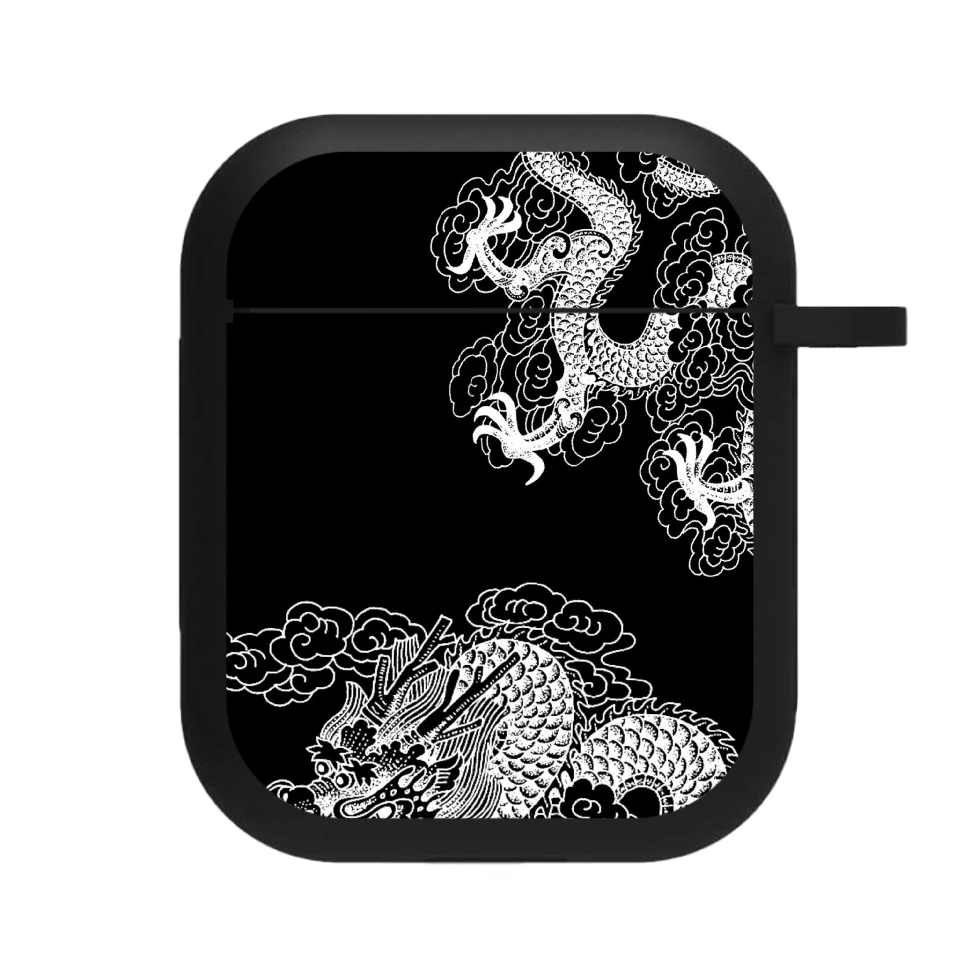 White Dragon AirPods Case