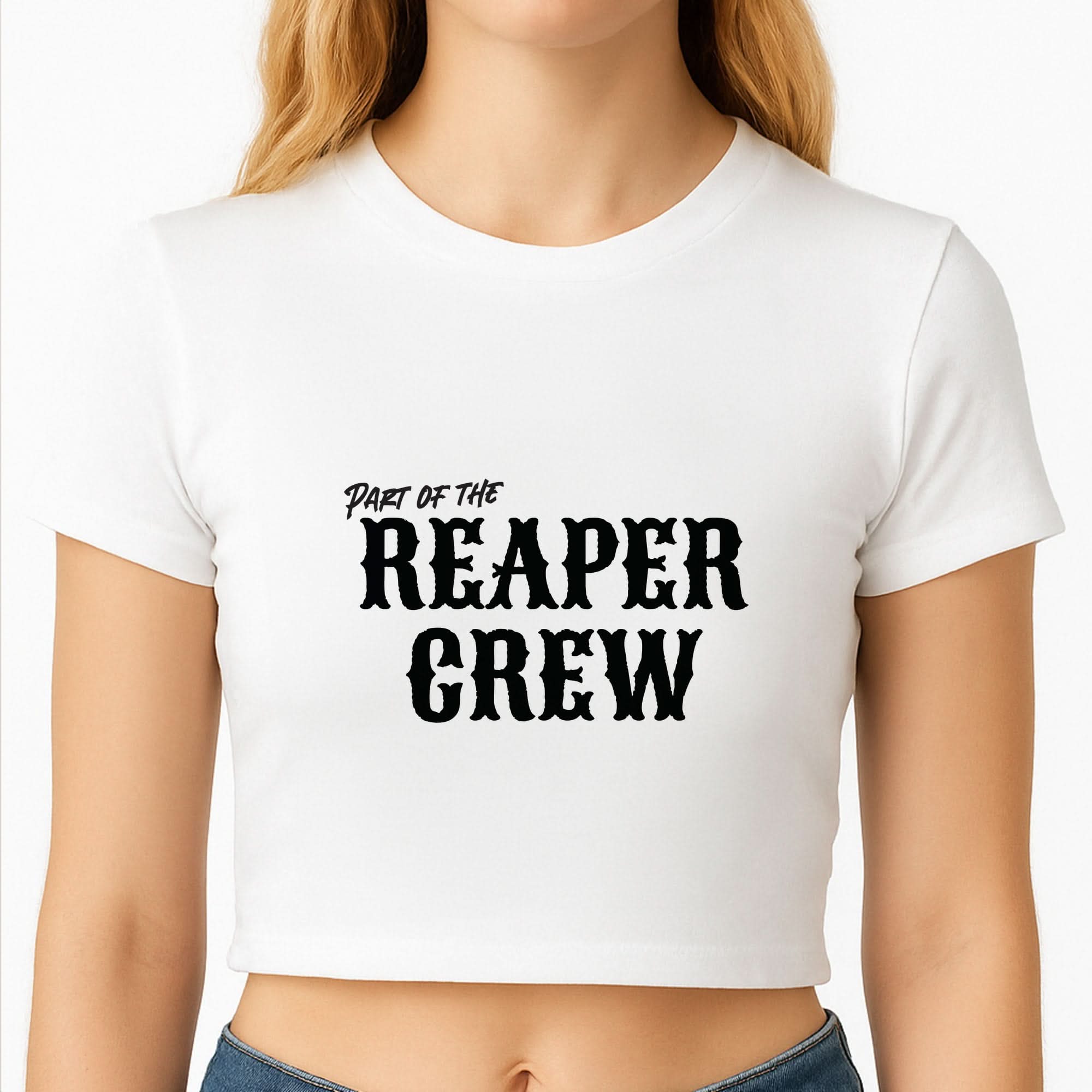Part Of The Reaper Crew Crop Top