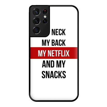 My Netflix & My Snacks Phone Case