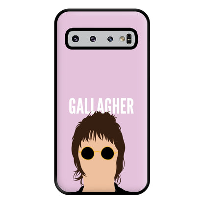Rock Band Member Purple Galaxy S10 Case