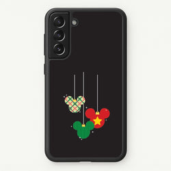 Cartoon Mouse Hanging Baubles Galaxy S21 Plus Case
