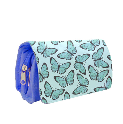 Blue Butterfly - Butterfly Patterns Pencil Case