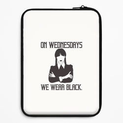 On Wednesdays We Wear Black Universal Laptop Sleeve