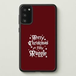 Merry Christmas You Filthy Muggle Galaxy S20 Case