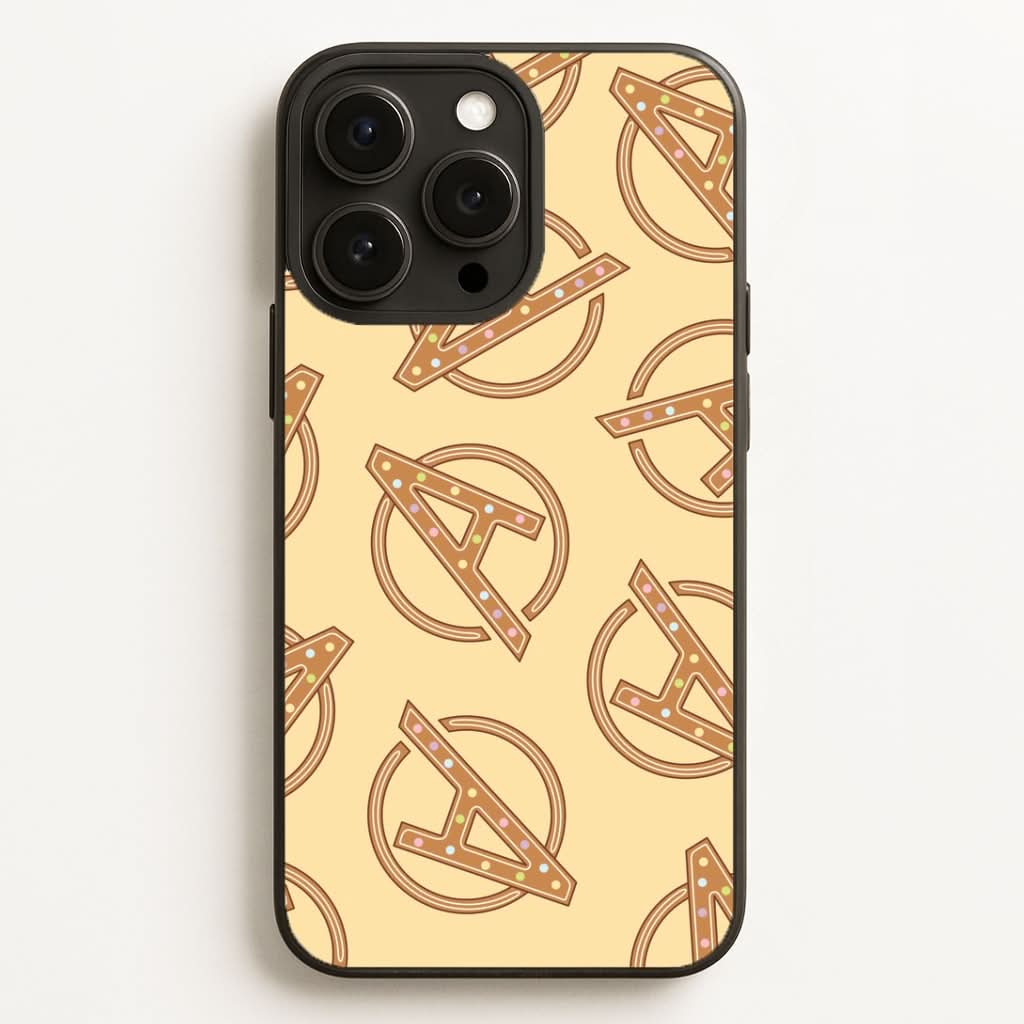 Superhero Team Gingerbread Pattern Phone Case