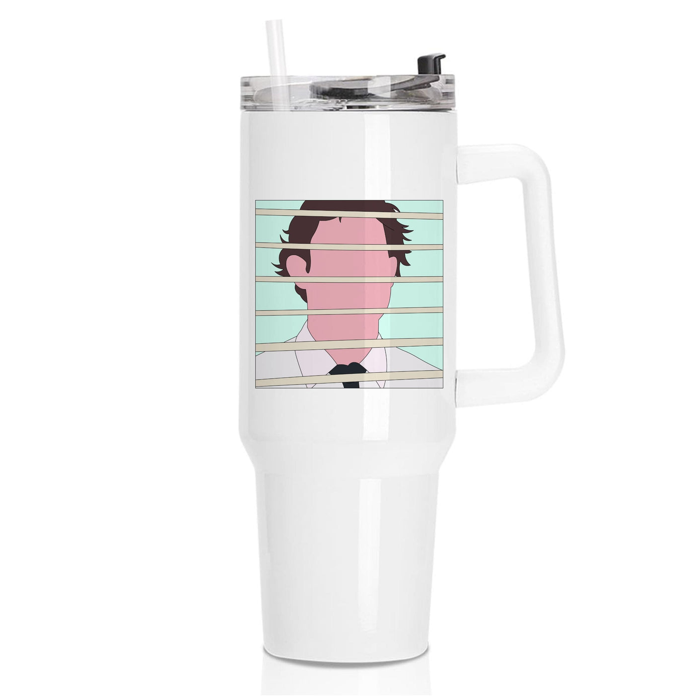 Jim Through The Blinds - The Office Tumbler