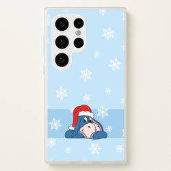 Cartoon Donkey Snowflakes Galaxy S24 Ultra Case