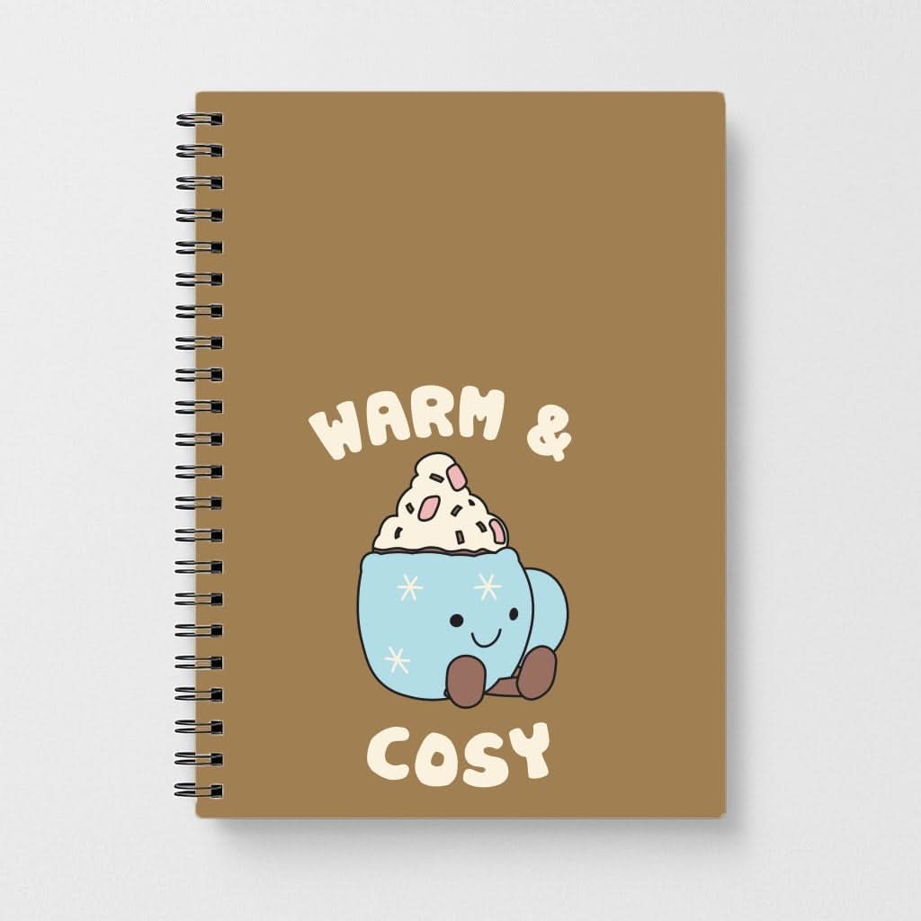 Hot Cocoa Plush Quote Notebook