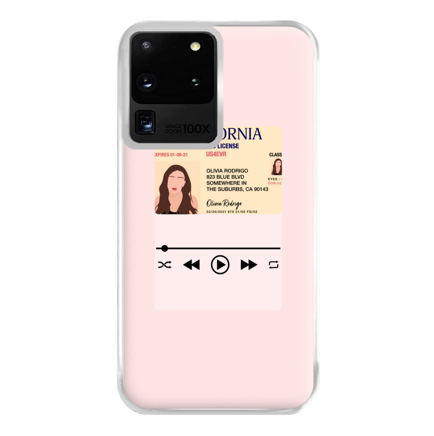 Drivers License - Olivia TikTok Phone Case