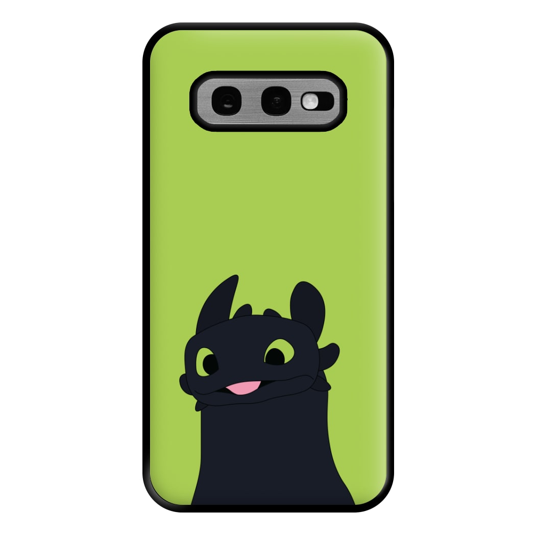 Black Fury Dragon Galaxy S10e Case