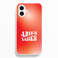 Aries Vibes Gradient Zodiac iPhone 16 Plus Case
