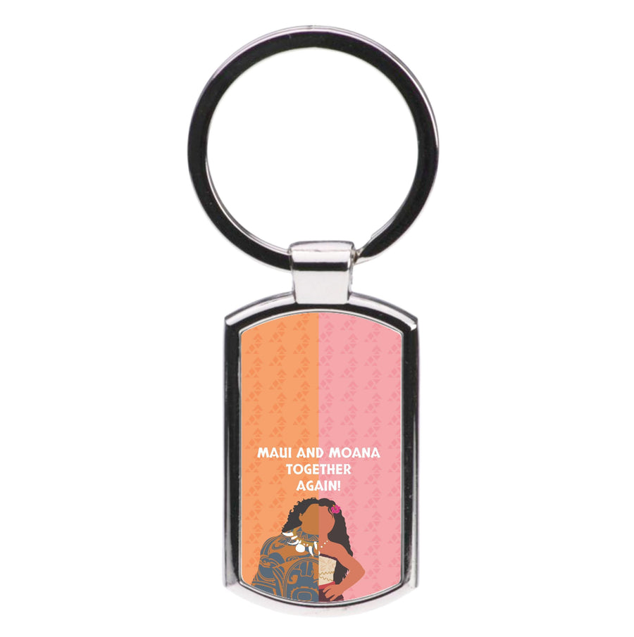 Maui And Moana Together Again Luxury Keyring