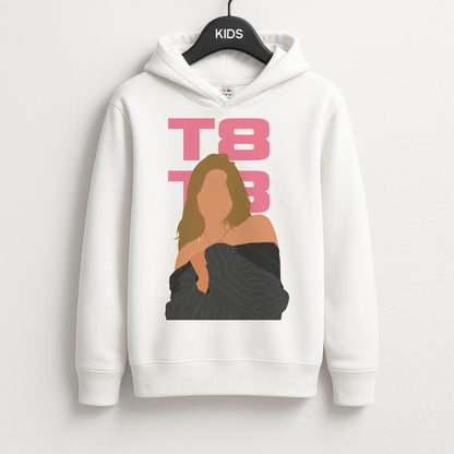 T8 Pink  Kids Hoodie