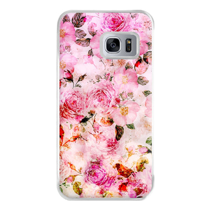 Pretty Pink Chic Floral Pattern Phone Case