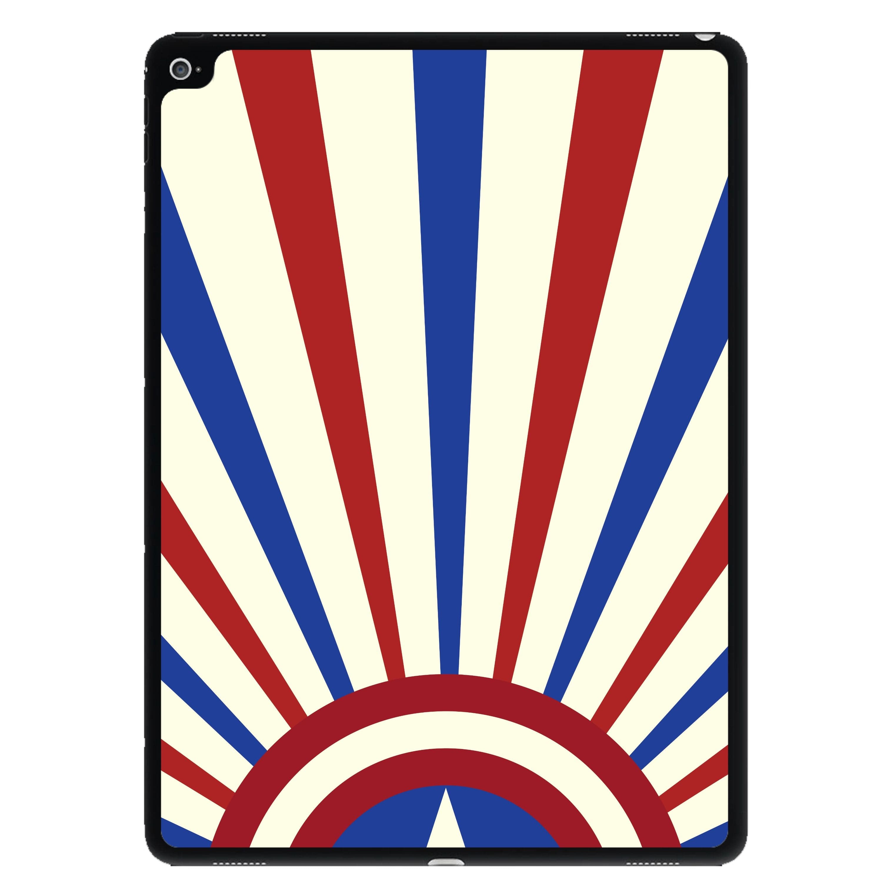 Shield And Stripes iPad Case