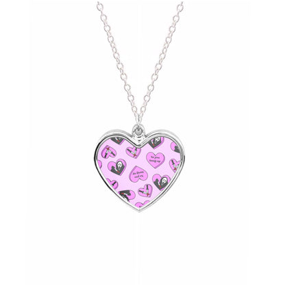 No You Hang Up Love Hearts Necklace