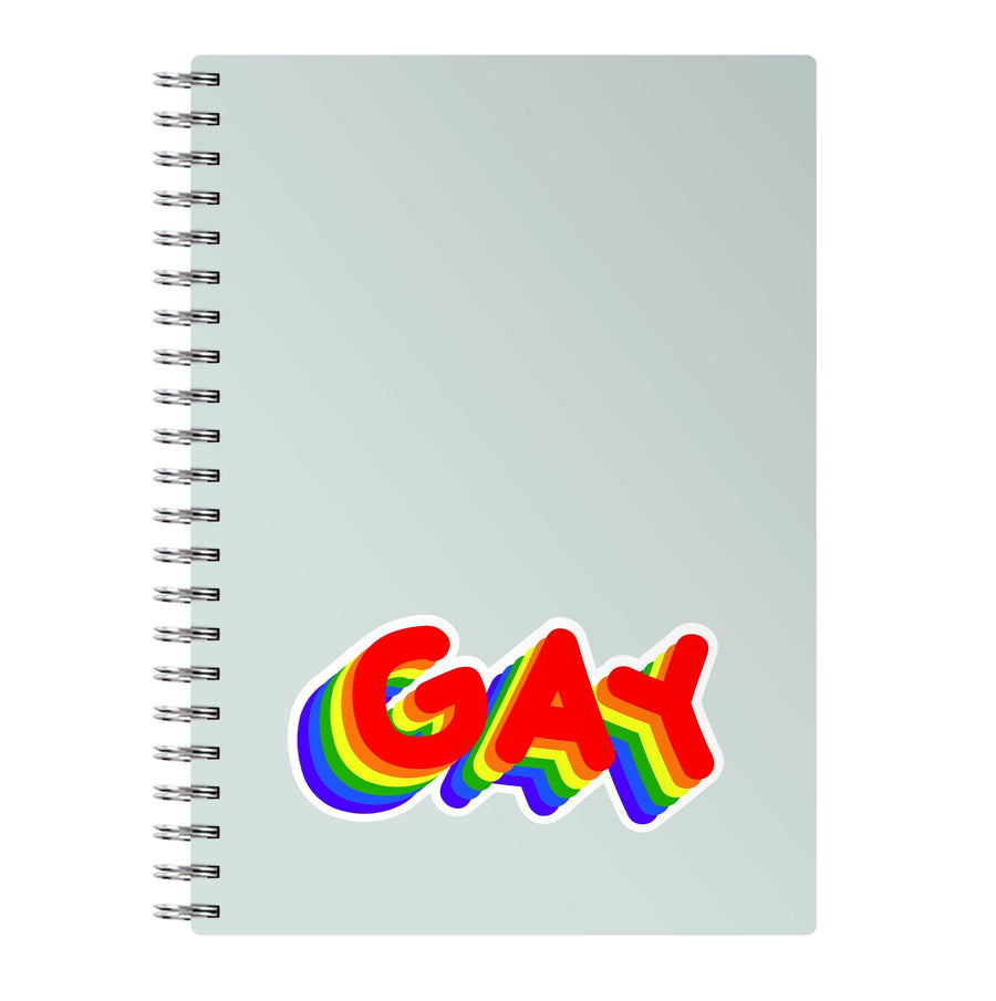 Gay Rainbow - Pride Notebook
