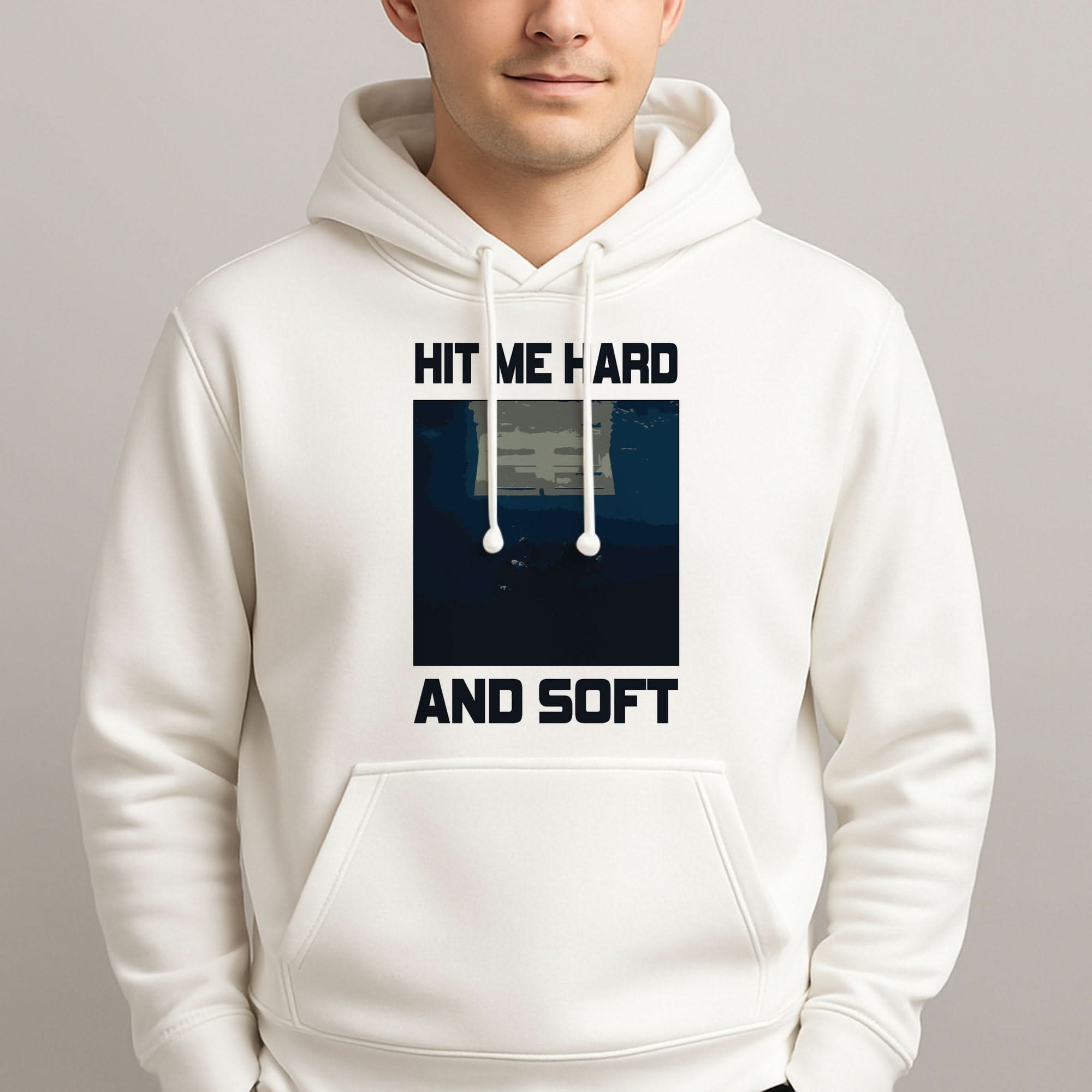 Billie Blue Mens Hoodie